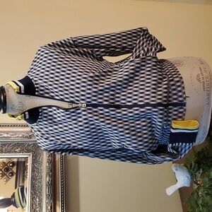 Fila Full-Zip Diamond Print Lightweight Jacket